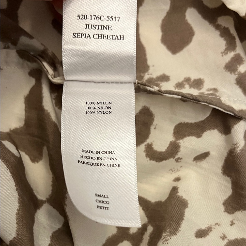 Rails Justine Sepia Cheetah Brown and White Women's Maxi Dress - Picture 8 of 8